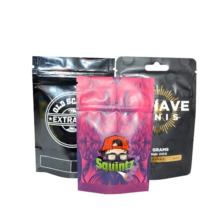 Edible Packaging Jungle Boy Exit 420 Cali Cookie Black K2 Childproof Pouch Ziplock Bags