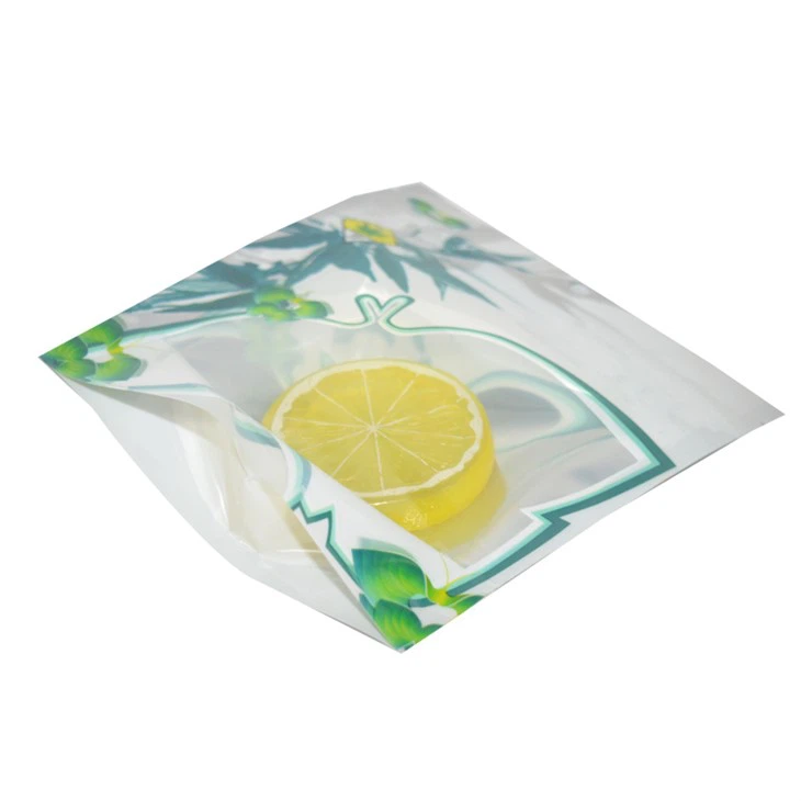 Medium Size Silver Ziplock Foil Bag Pouches , Clear Stand Up Pouches For Custom Marijuana Packaging