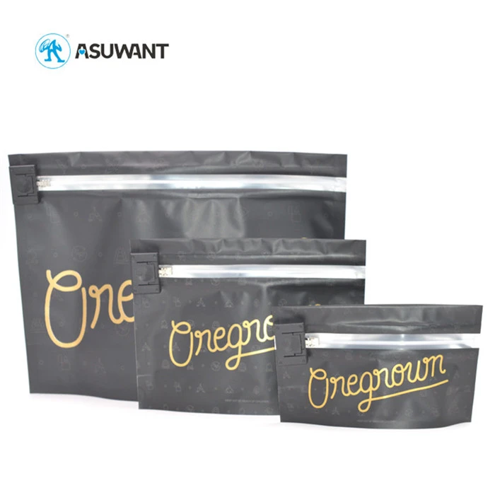 Zipper Aluminum Child Proof Zipper Bags Moisture Resistant Medication Tablets For Kids